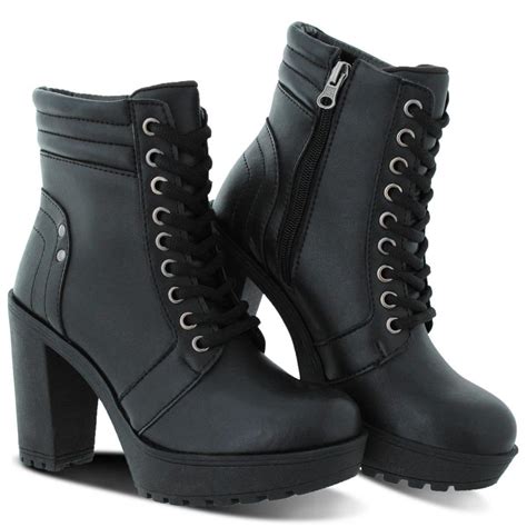 botas coturno feminino.